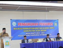 MPU Aceh Besar 2022-2027 Resmi Dikukuhkan