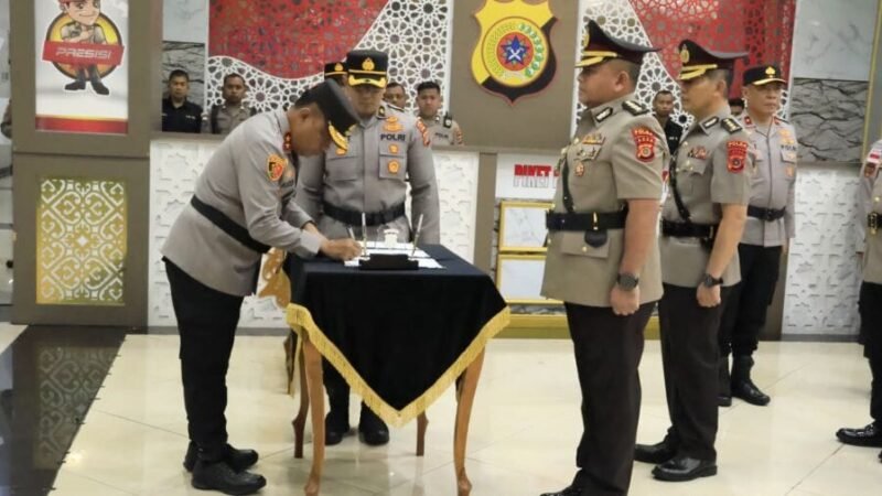 Kapolda Aceh Lantik 7 Pejabat Utama dan 9 Kapolres
