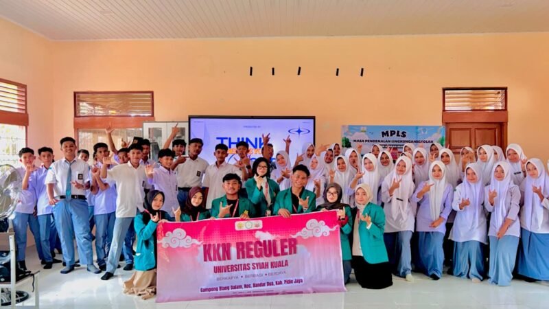Mahasiswa KKN Reguler-84 USK Edukasi Siswa SMAN 1 Bandar Dua tentang  Etika Bermedia Sosial