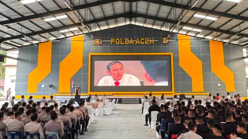 Kapolda Aceh Nobar Malam Penganugerahan Hoegeng Awards 2026, Lima Polisi Teladan Raih Penghargaan