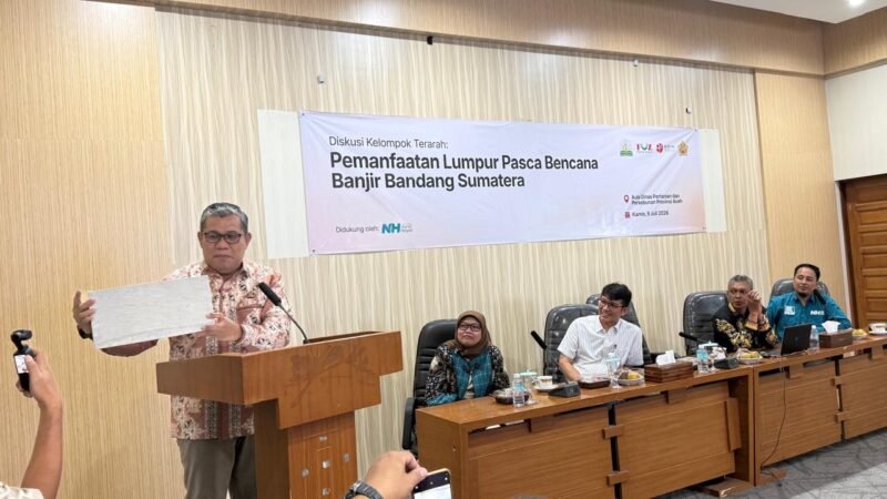 Pemerintah Aceh dan USK Kaji Pemanfaatan Pasir dan Lumpur Bencana untuk Bata Ringan