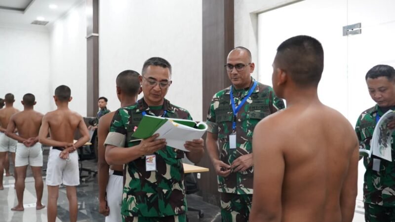Pangdam IM Pimpin Sidang Pemilihan Calon Bintara PK TNI AD Tahun  2026