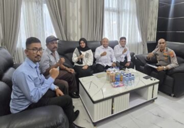 SMSI Aceh Besar Audiensi dengan Kapolres, Sepakat Perkuat Sinergi Jaga Kamtibmas