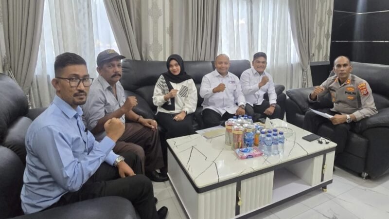 SMSI Aceh Besar Audiensi dengan Kapolres, Sepakat Perkuat Sinergi Jaga Kamtibmas