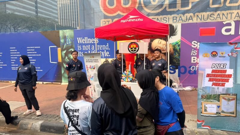 Sosialisasi di CFD Jakarta, Divhumas Polri Perkuat Edukasi Hak Informasi Publik