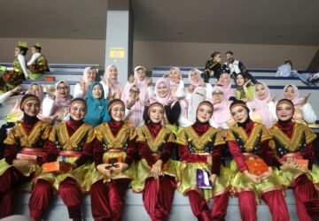 Mukarramah Beri Dukungan Langsung Kontingen Aceh di Senam Kreasi Nasional 2026