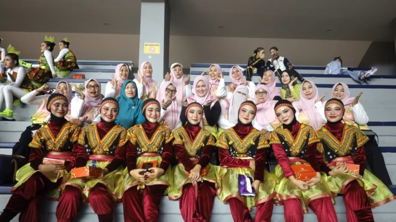 Mukarramah Beri Dukungan Langsung Kontingen Aceh di Senam Kreasi Nasional 2026