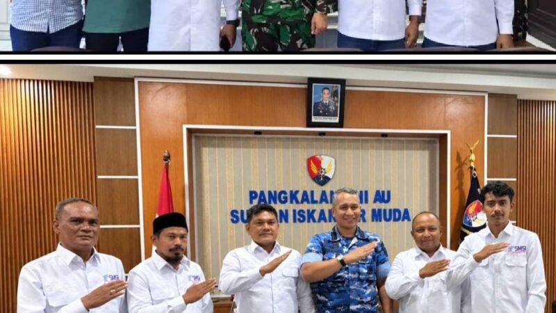 SMSI Aceh Besar Audiensi ke Dandim 0101/KBA dan Komandan Lanud SIM
