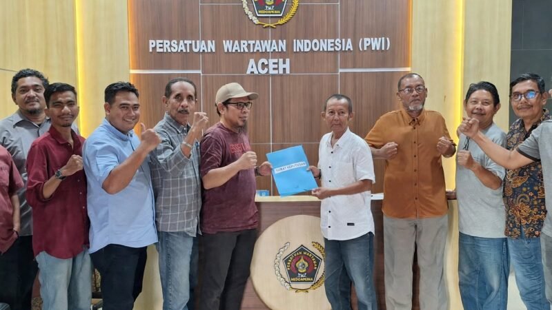 Tak Hadir Langsung, Sayuti Ahmad Kirim Utusan Daftar Ketua PWI Aceh 2026-2031