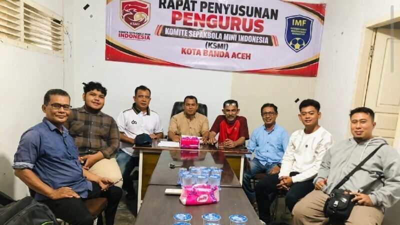Saifullah ST Nahkodai KSMI Banda Aceh, Sepakbola Mini Kutaraja Siap Berprestasi