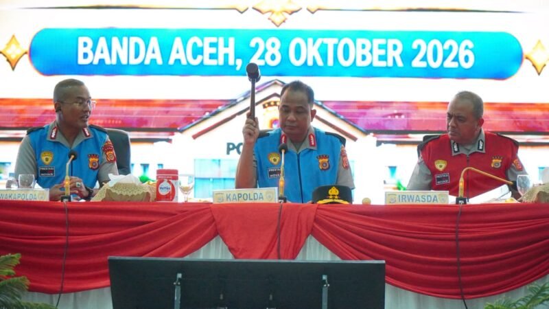 Kapolda Aceh Pimpin Sidang PAG 2026 dan SBP 2027, 38 Dinyatakan Lulus