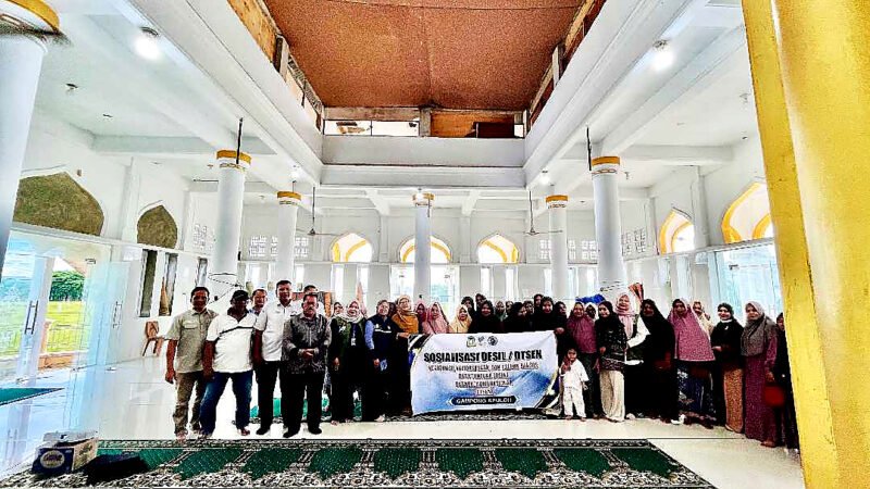 Dinsos Aceh Besar Sosialisasi DTSEN di Gampong Reuloh, Dorong Data Bansos Tepat Sasaran