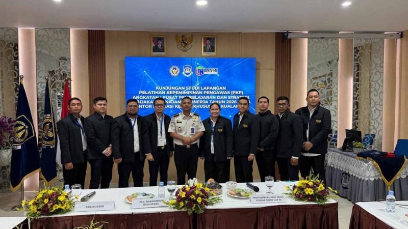 Optimalkan Kompetensi Kepemimpinan, Peserta PPKP Pusajar SKMK LAN Aceh Studi Lapangan ke Kanimsus TPI Kualanamu